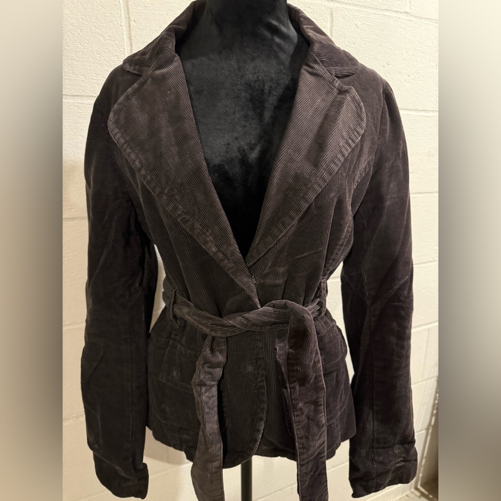 H & M Chocolate Brown Corduroy Blazer